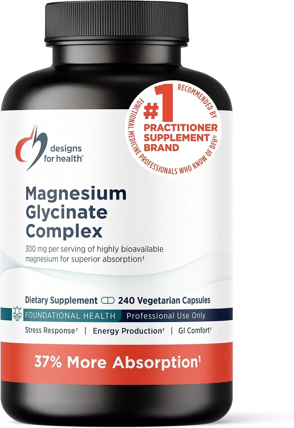 Complejo de Glicinato de Magnesio · 240 cápsulas