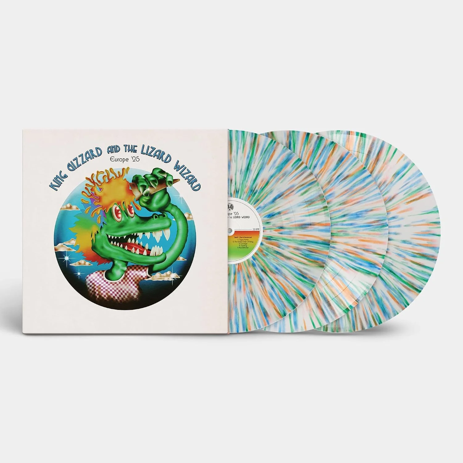 King Gizzard & The Lizard Wizard – Europe '25 Vol. II (Vinilo, 3 LP, splatter Rainbow Sprinkles)