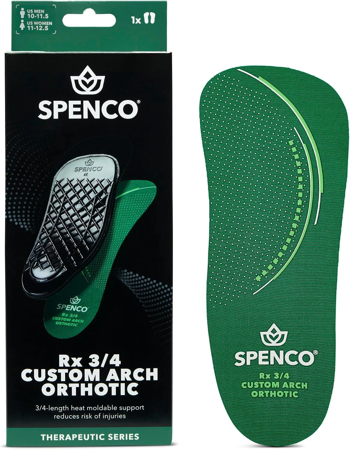 Rx Orthotic 3/4 · Mujer 11-12.5/Hombre 10-11.5 (Ancho regular)
