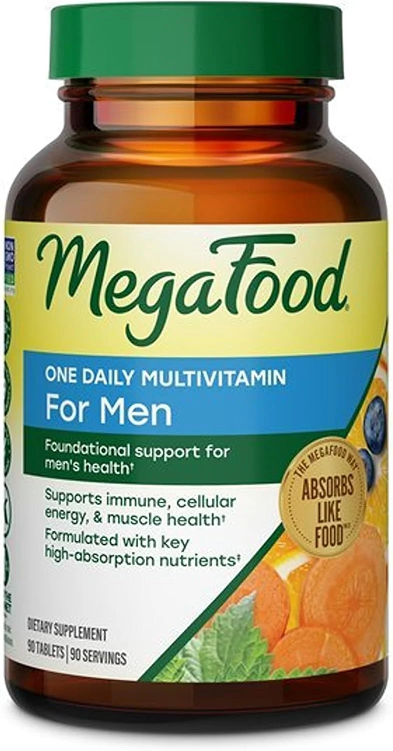MegaFood One Daily Multivitamin para hombres — 90 tabletas