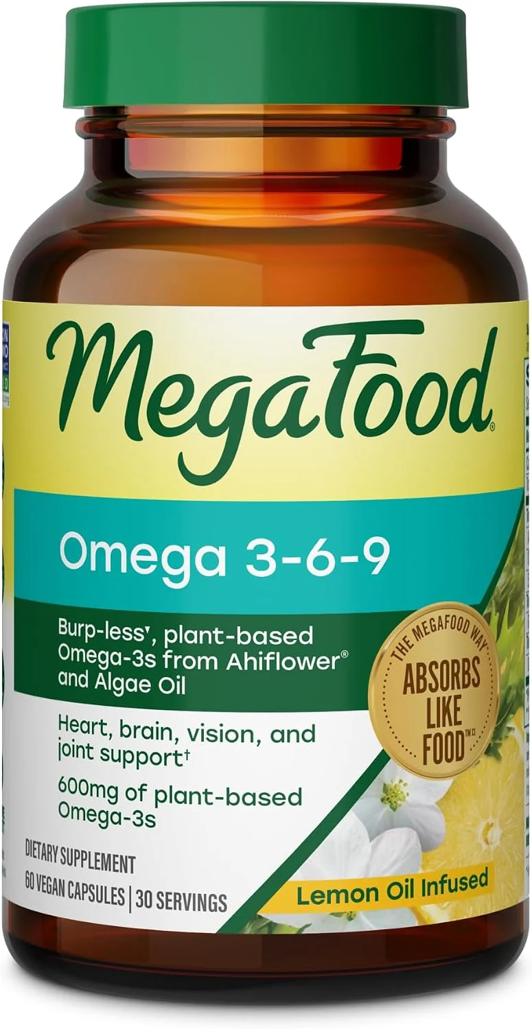 MegaFood Omega 3-6-9 – 60 cápsulas