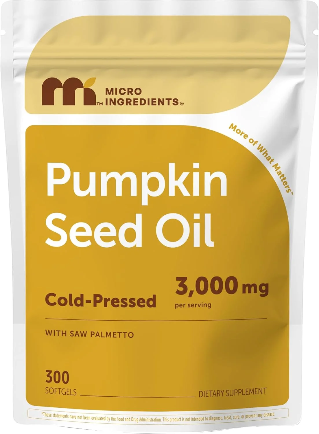 Aceite de Semilla de Calabaza y Palma Enana · 300 cápsulas