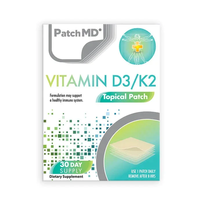 PatchMD D3/K2 — 30 parches