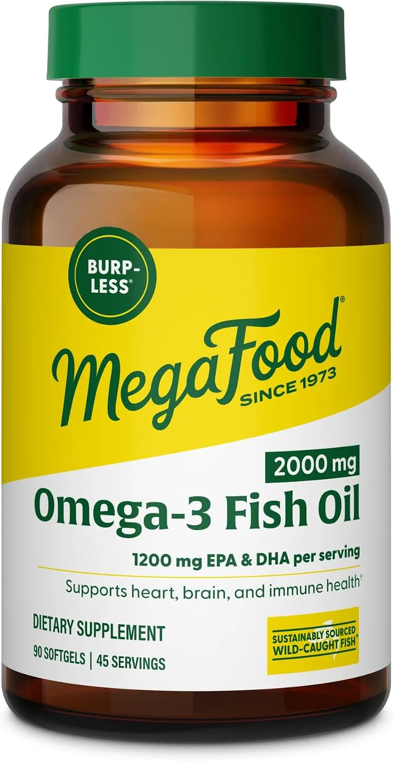 MegaFood Omega-3 Fish Oil 2000 mg – 90 softgels
