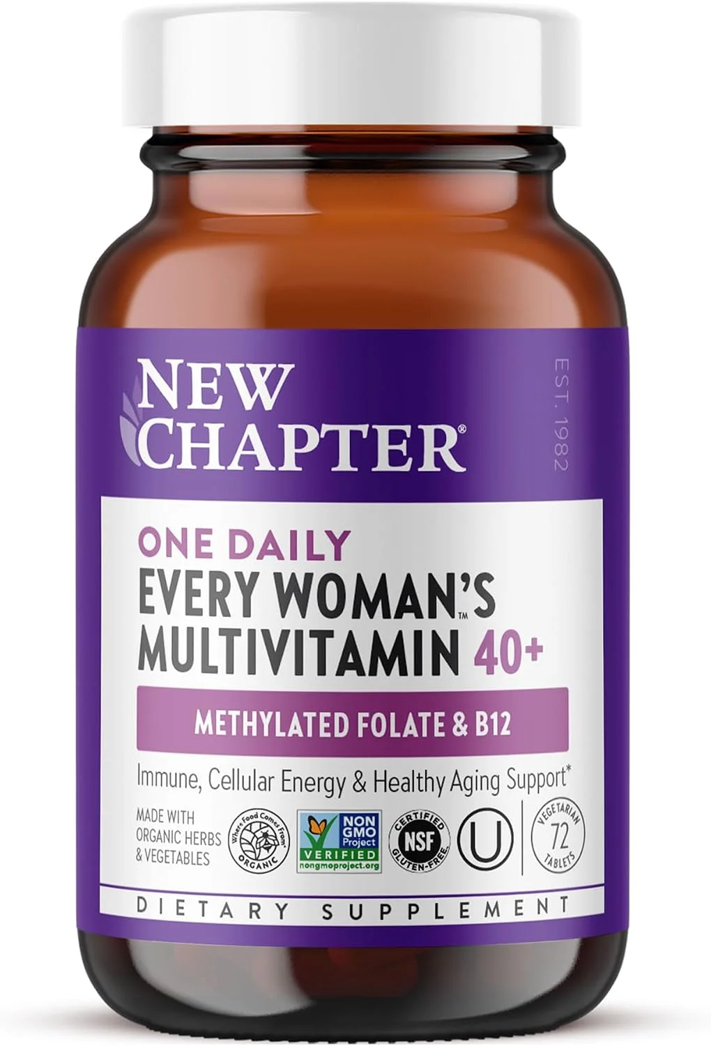 Every Woman's One Daily 40+ Multivitamínico · 72 tabletas