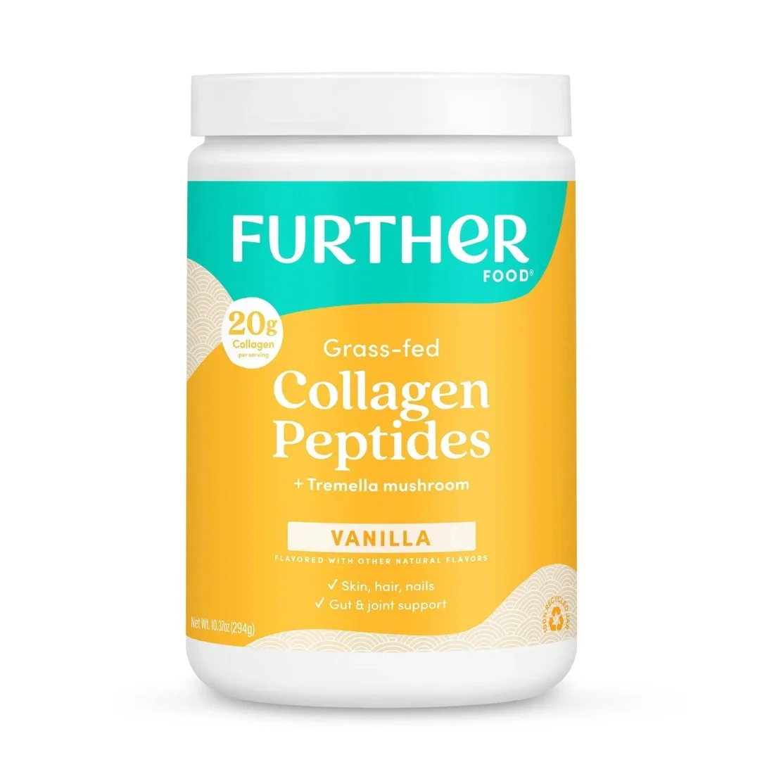 Further Food Colágeno en polvo vainilla — 10,4 oz / 14 porciones