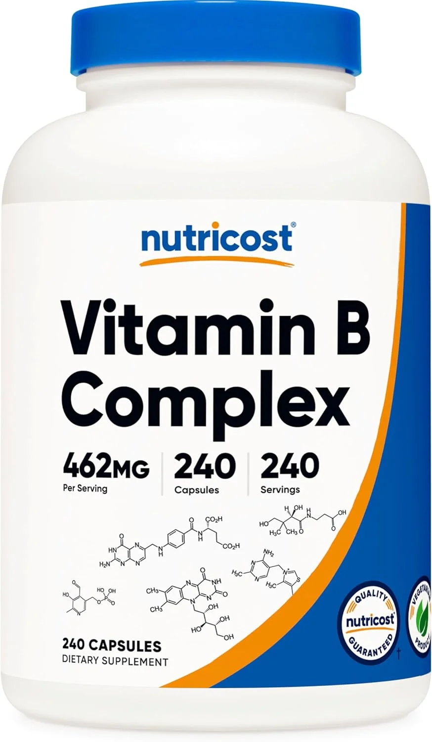 Complejo B 460 mg con Vitamina C · 240 cápsulas