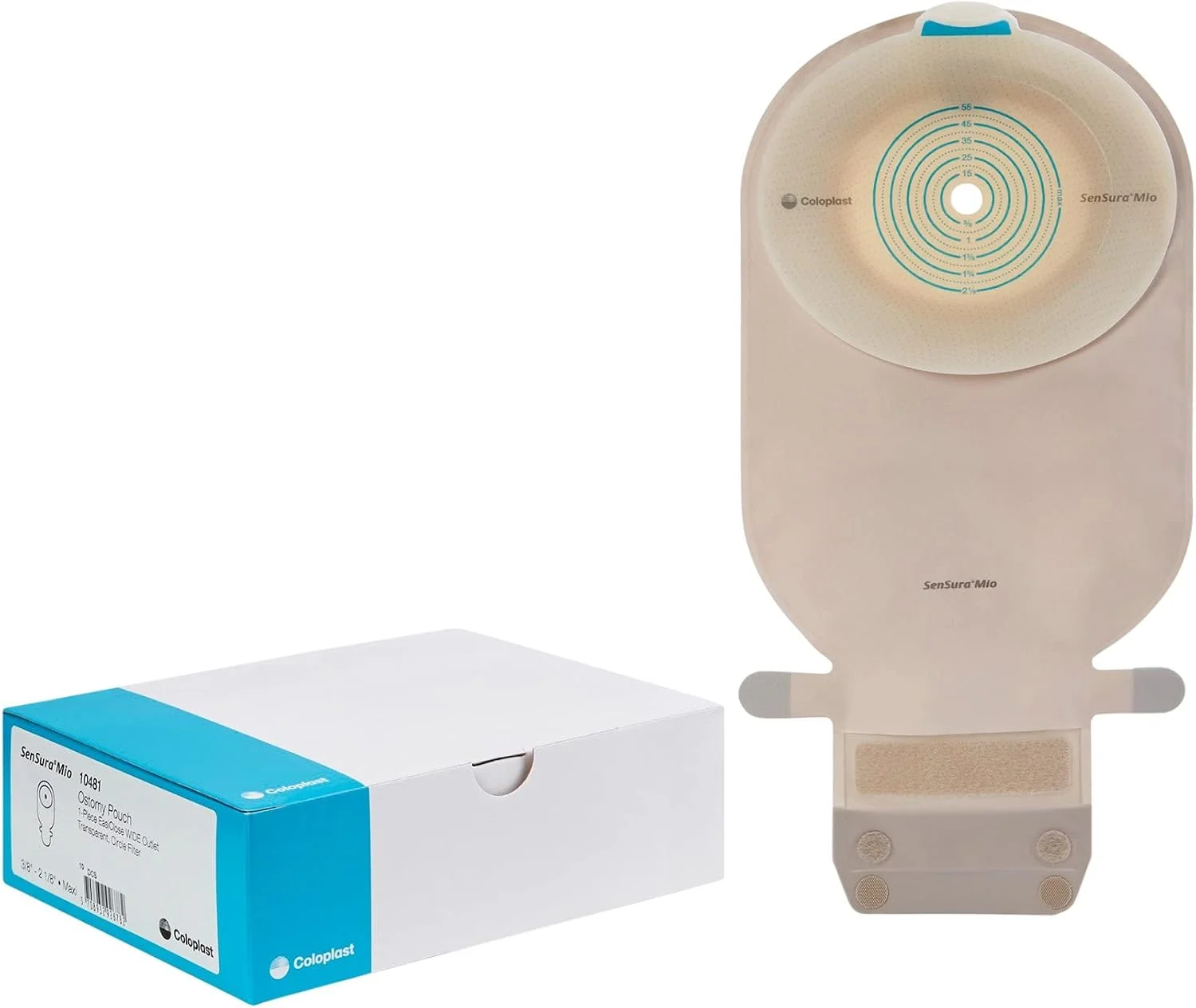 SenSura Mio Bolsa de Ostomía Drenable Maxi · 10 unidades