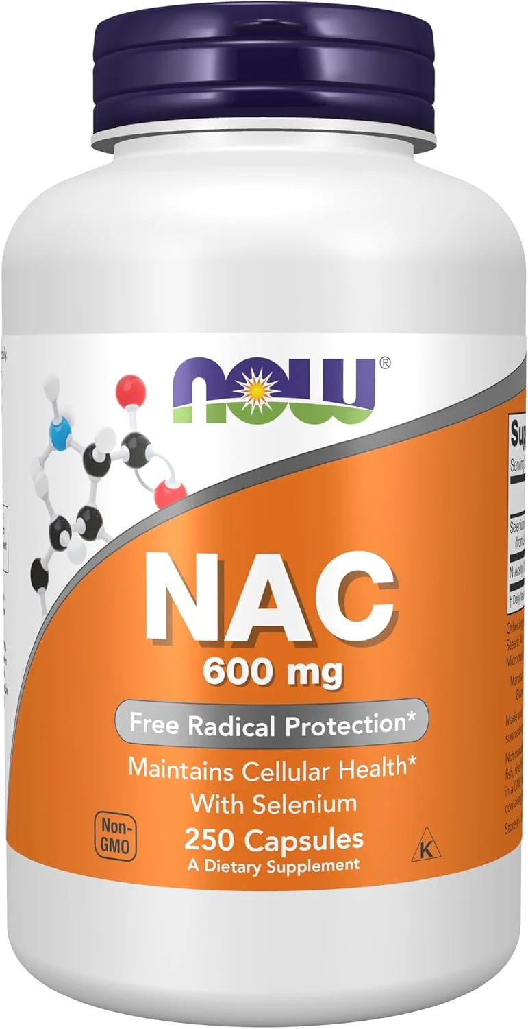 NAC 600 mg con Selenio · 250 cápsulas