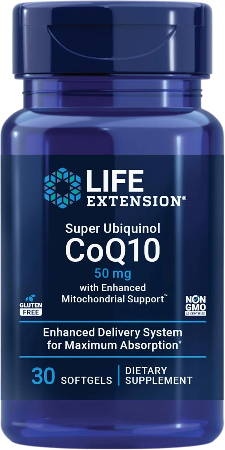 Super Ubiquinol CoQ10 50 mg – 30 softgels