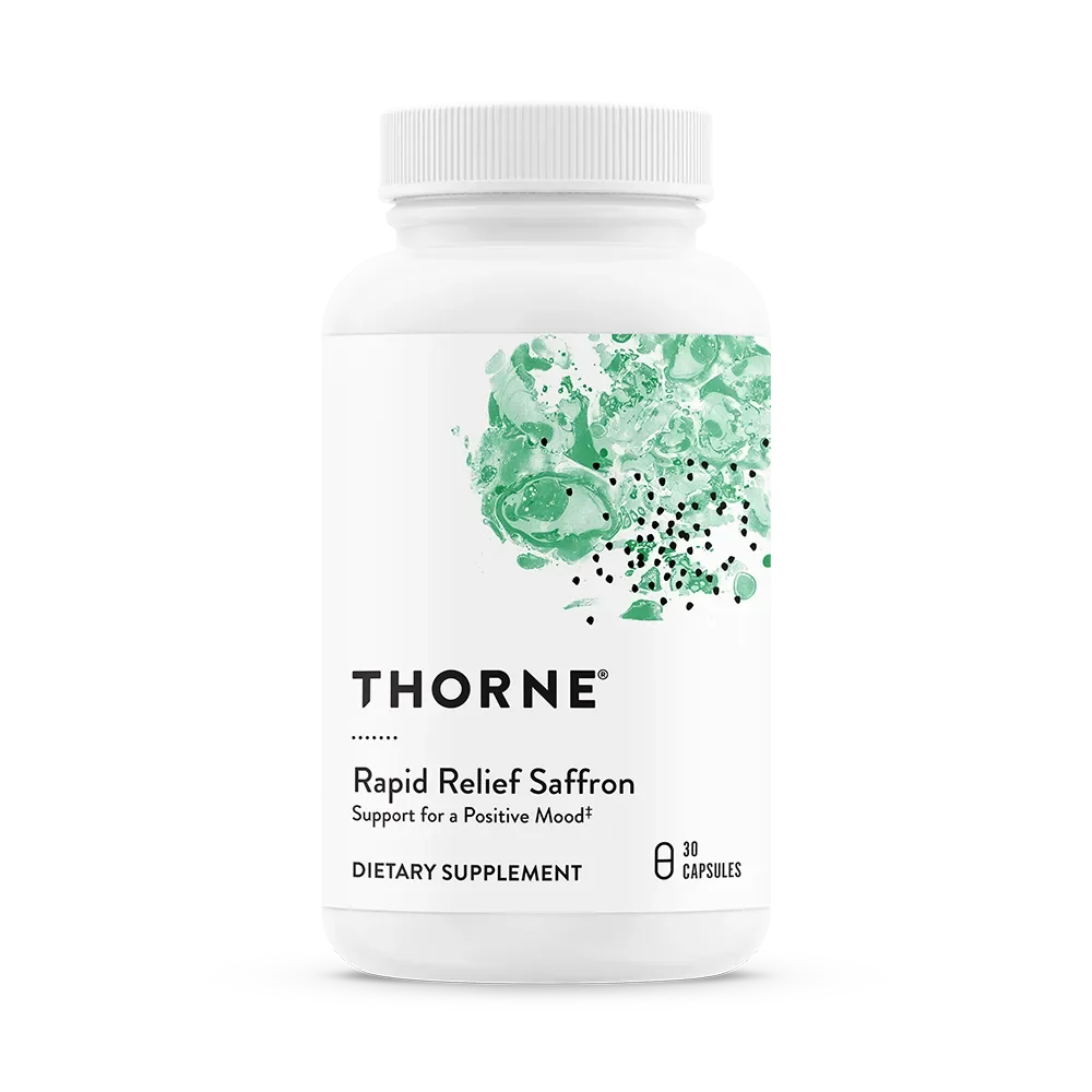 Thorne Rapid Relief Saffron · 30 cápsulas