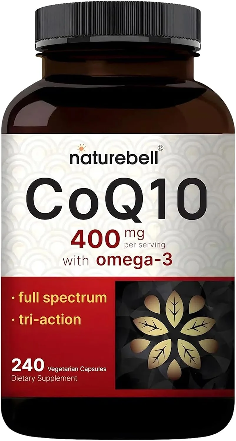 CoQ10 400 mg con Omega-3 · 240 cápsulas
