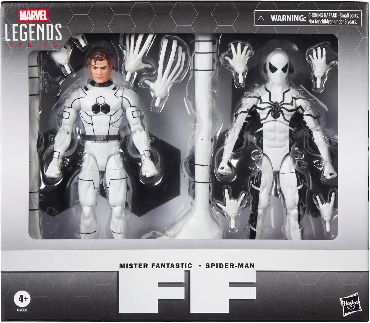 Figura Marvel Legends Pack x2 Mister Fantastic y Spider-Man (Future Foundation, Fantastic Four) 15 cm – Hasbro