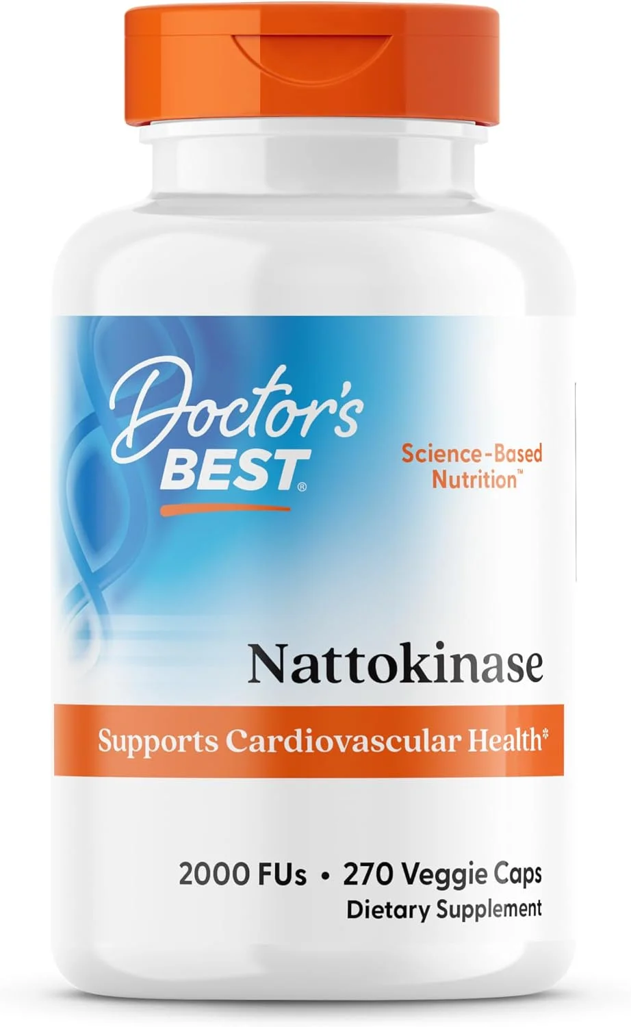 Doctor's Best Nattokinase 2000 FU – 270 cápsulas