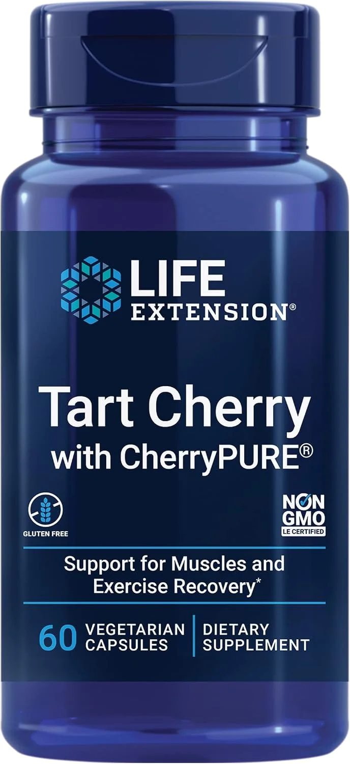 Life Extension Tart Cherry con CherryPURE – 60 cápsulas