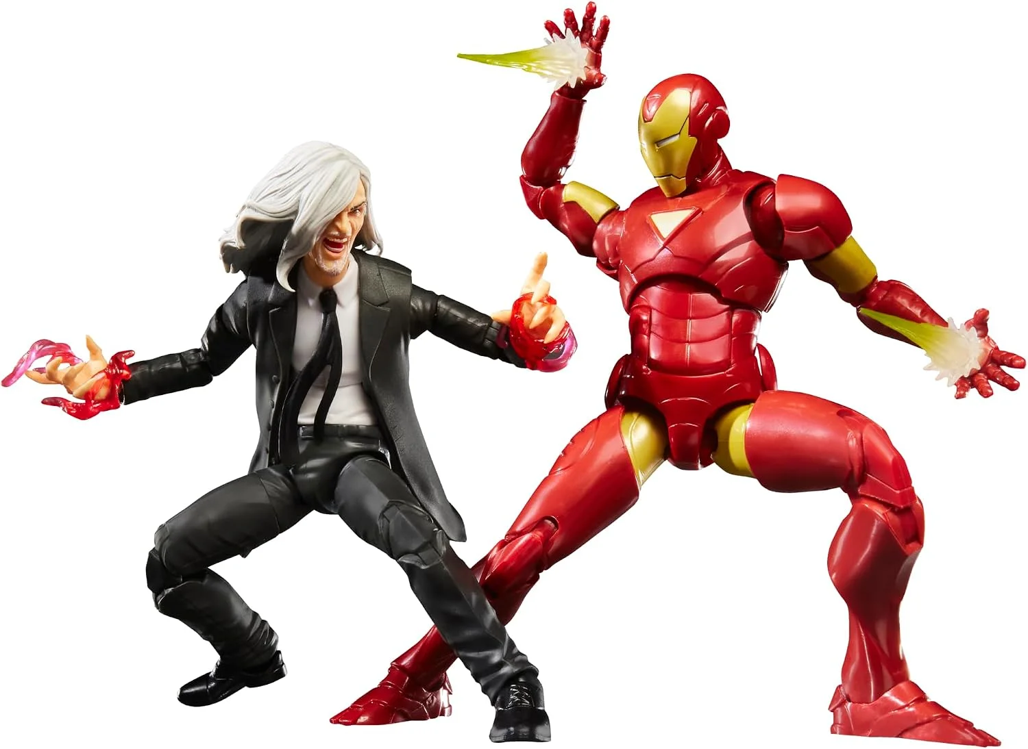 Figura Marvel Legends Pack x2 Iron Man (Extremis) y Mandarin (Cómics, excl. Amazon) 15 cm – Hasbro