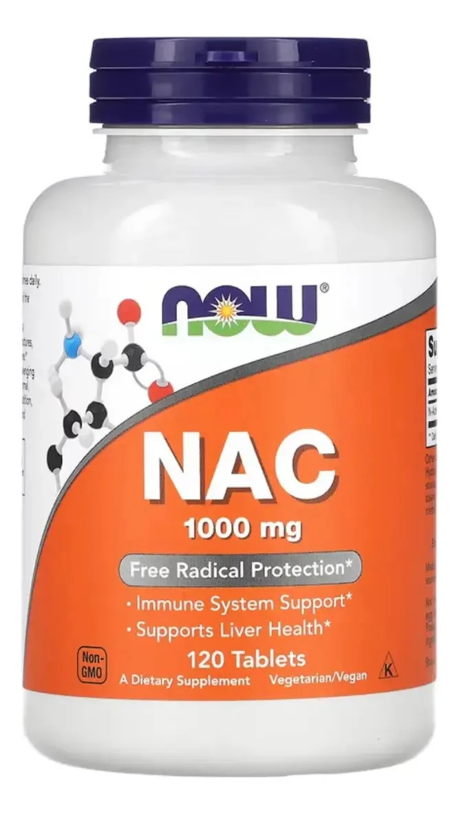 NAC N-Acetil Cisteína 1000 mg – 120 tabletas