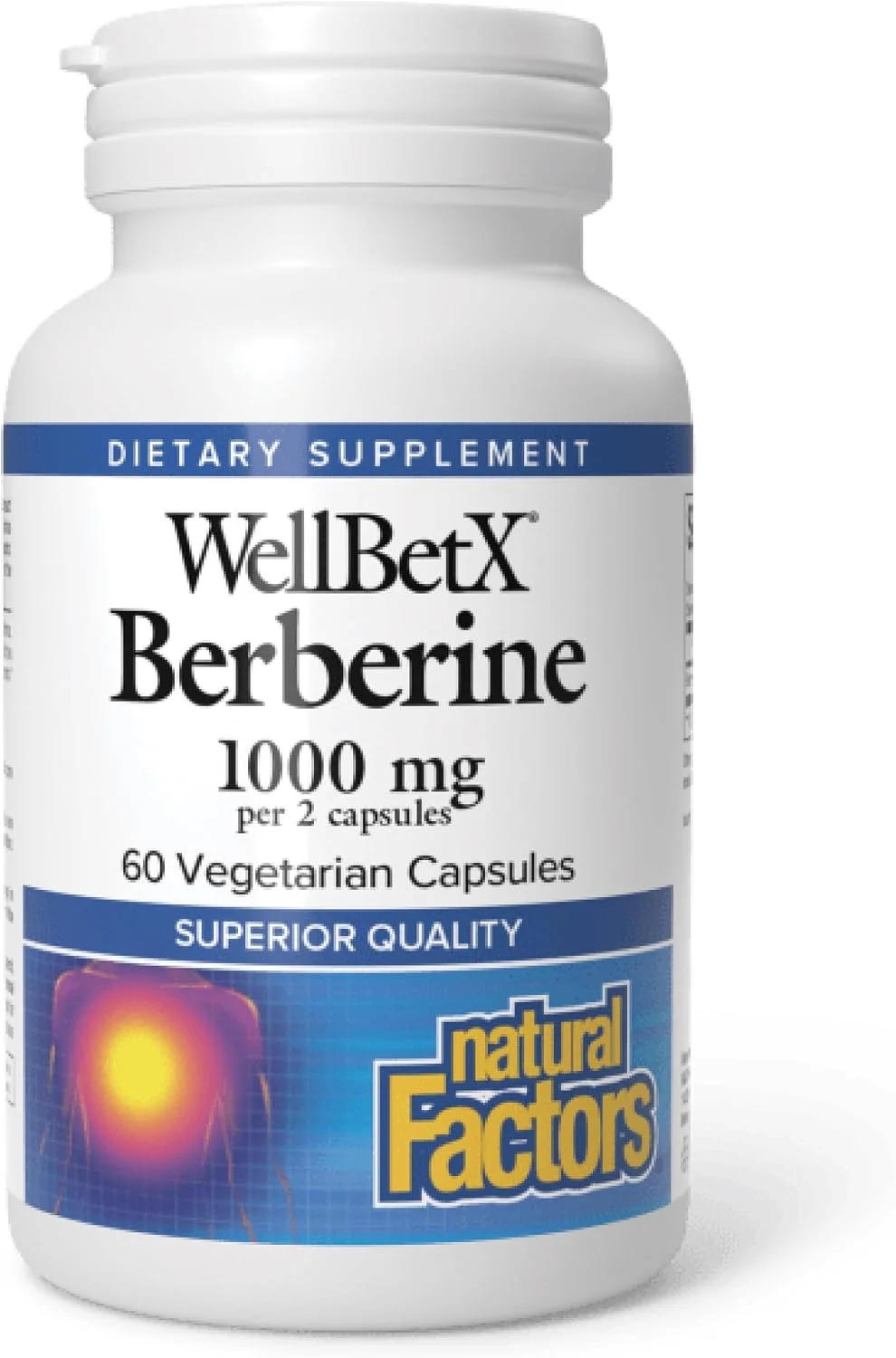 WellBetX Berberina 500 mg · 60 cápsulas