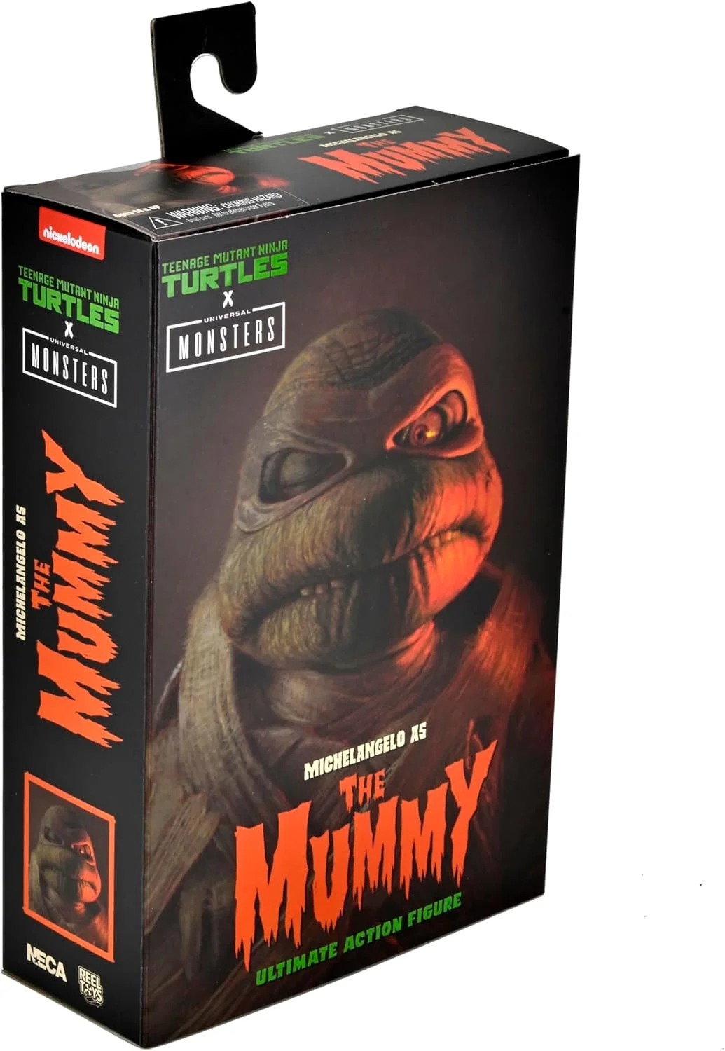 Figura Tortugas Ninja Michelangelo como la Momia (Universal Monsters) 18 cm – NECA