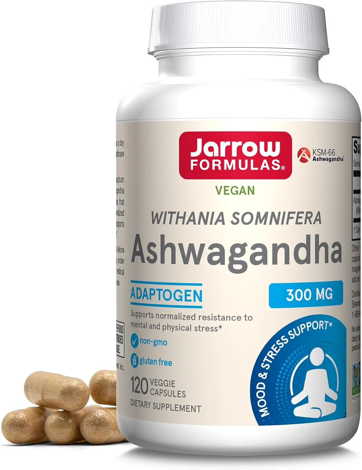 Jarrow Formulas Ashwagandha 300 mg – 120 cápsulas