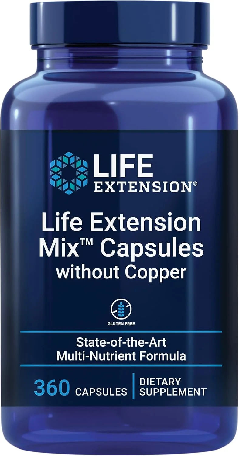 Life Extension Mix sin cobre – 360 cápsulas