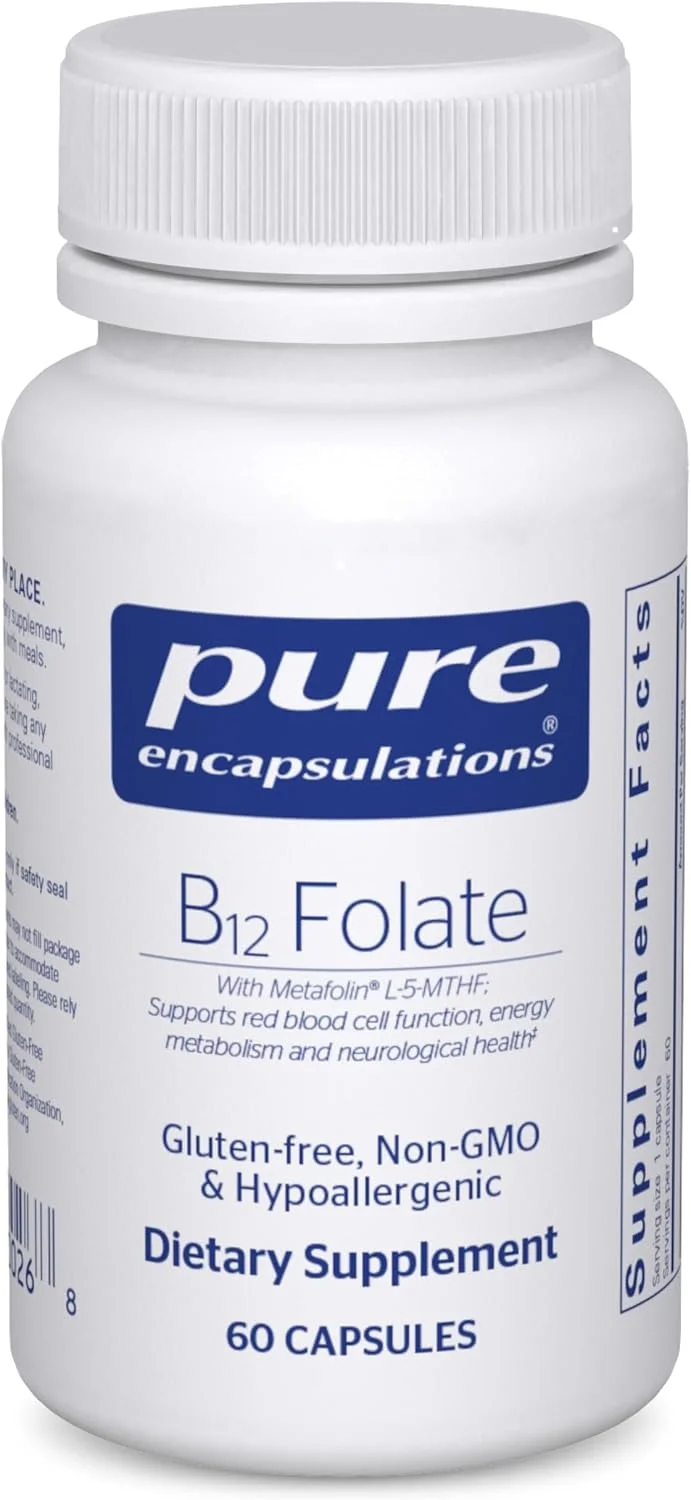 Pure Encapsulations B12 Folate – 60 cápsulas