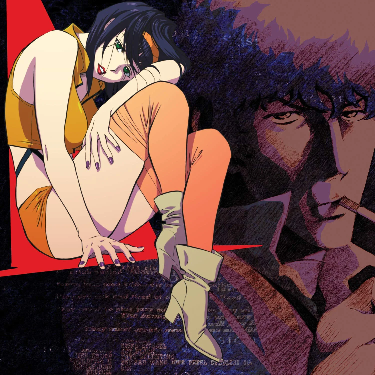 Seatbelts – Cowboy Bebop, Banda sonora original (Vinilo, 2 LP, variante Ein, vinilo blanco y marrón)