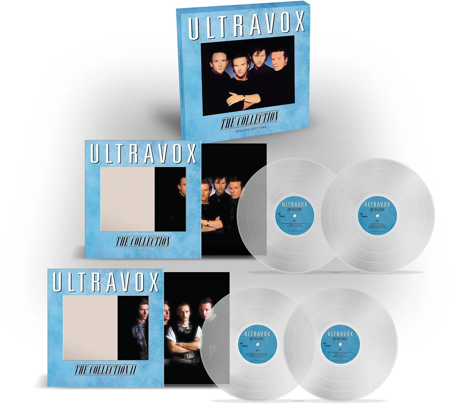 Ultravox – The Collection (Vinilo, box set 4 LP, vinilo transparente, deluxe, remasterizado)