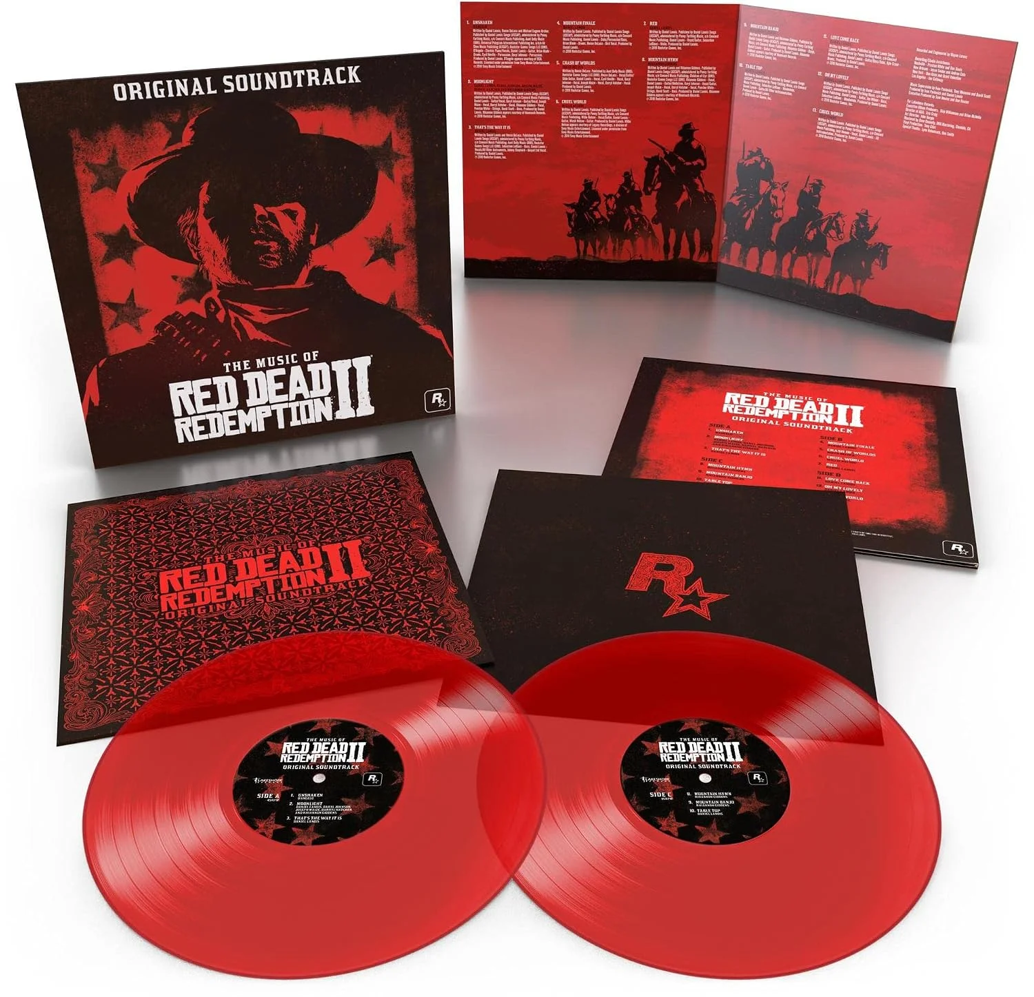 The Music of Red Dead Redemption 2 (Original Soundtrack) (Vinilo, 2 LP, vinilo rojo transparente)