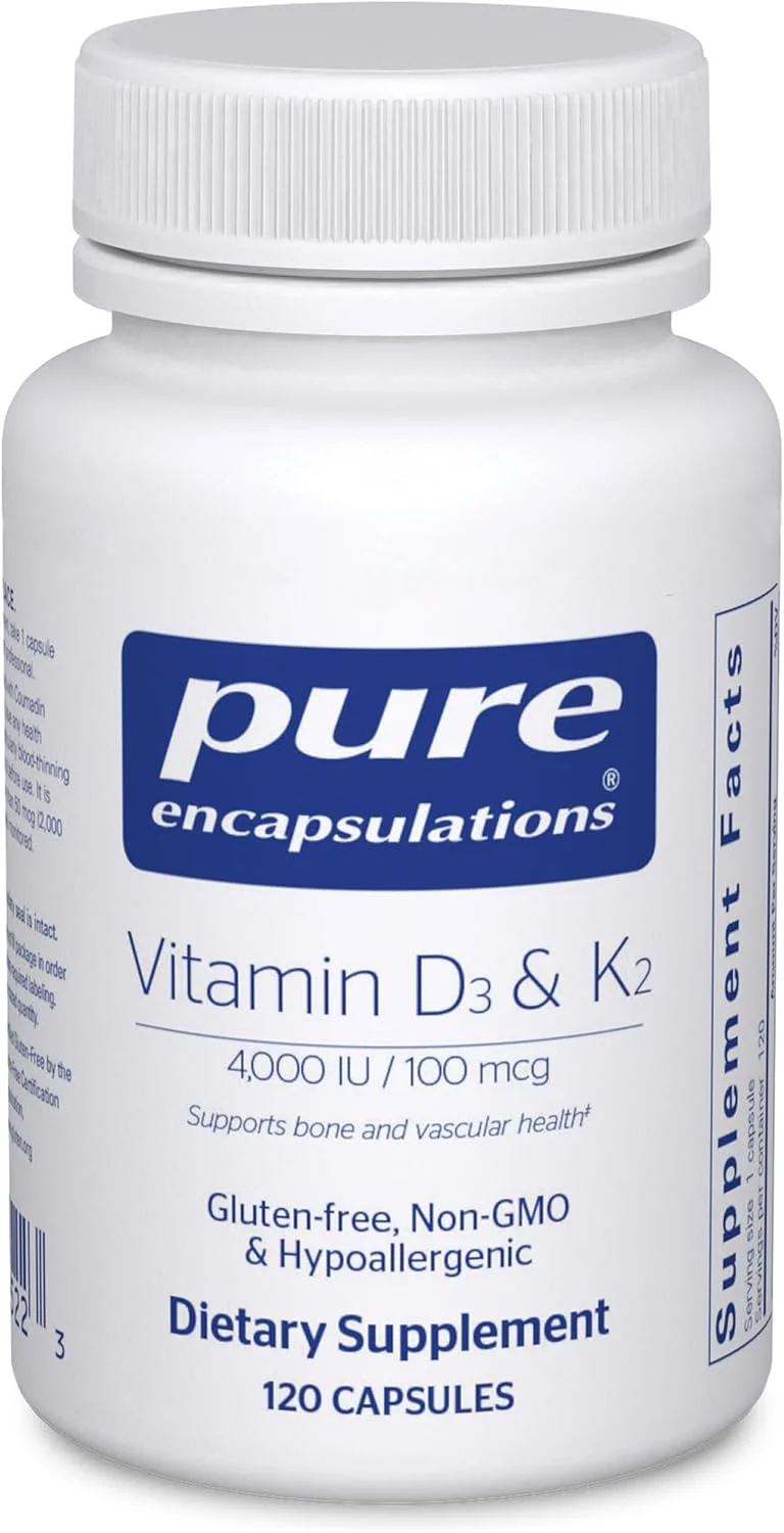 Vitamina D3 & K2 4.000 UI · 120 cápsulas