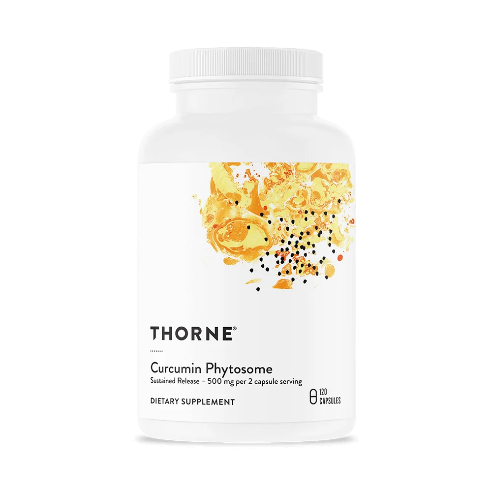 Thorne Curcumin Phytosome - Sustained Release · 120 cápsulas