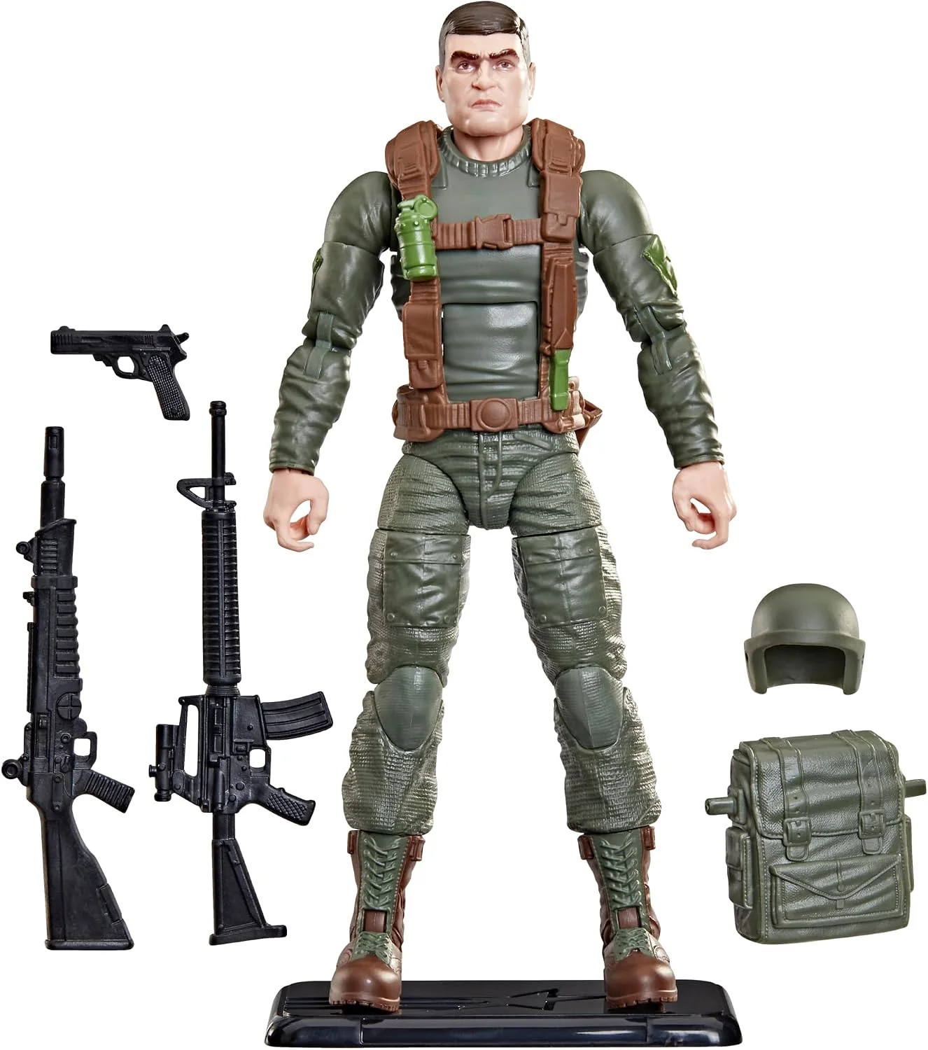 Figura G.I. Joe Classified Series Retro Cardback Robert “Grunt” Graves 15 cm – Hasbro