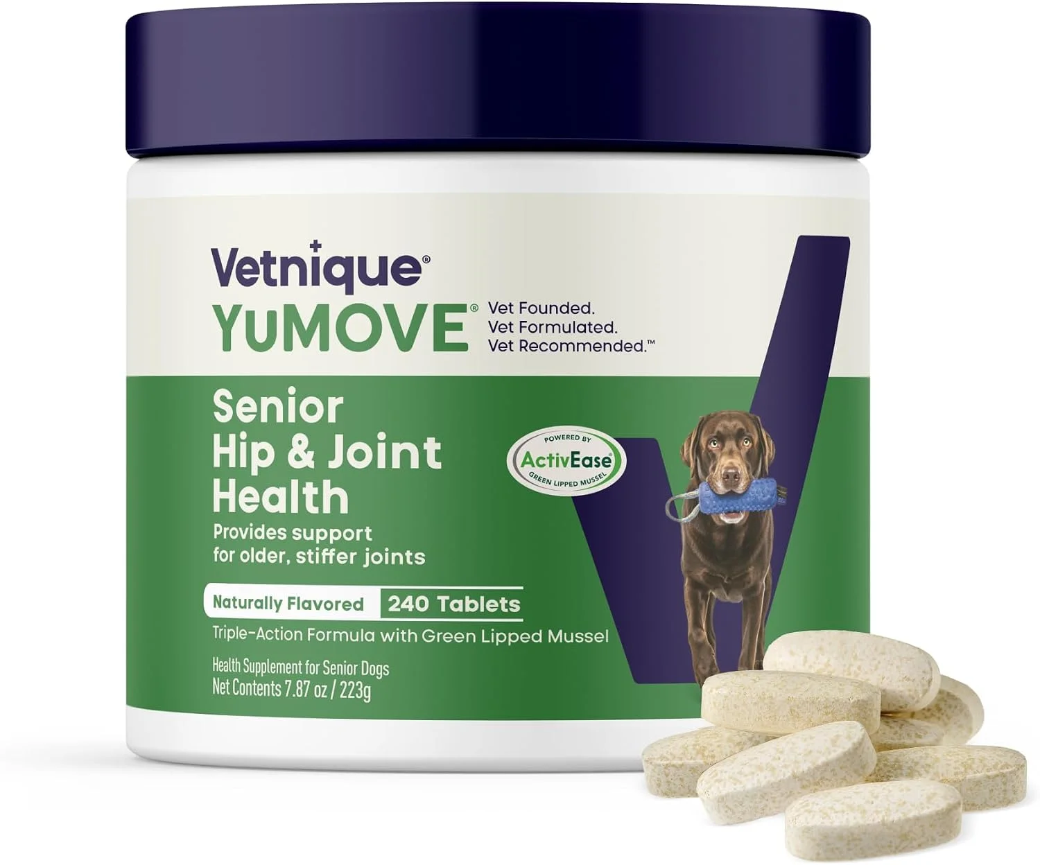 YuMOVE Senior para perros mayores · 240 comprimidos masticables