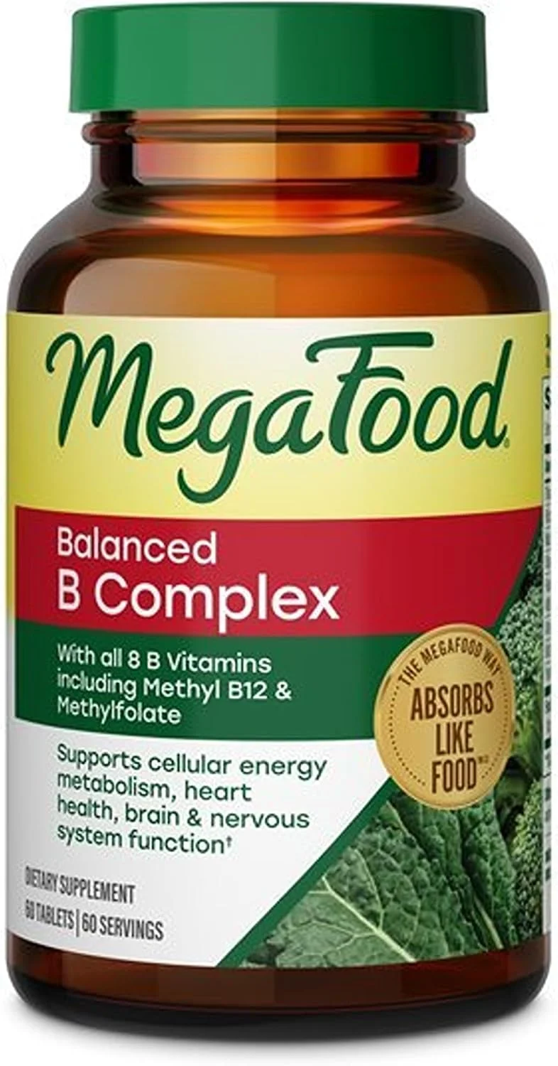 MegaFood Balanced B Complex — 60 tabletas