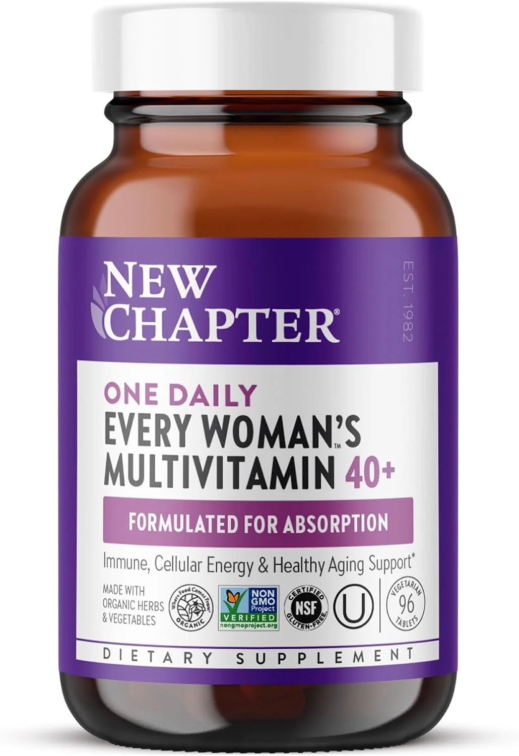Every Woman's One Daily 40+ Multivitamínico · 96 tabletas