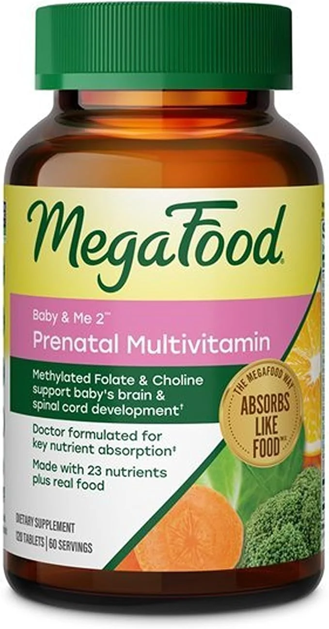 MegaFood Baby & Me 2 Prenatal – 120 tabletas
