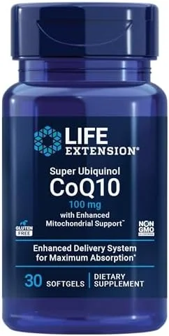 Super Ubiquinol CoQ10 100 mg – 30 softgels