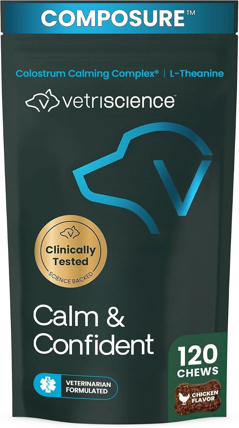 VetriScience Calm & Confident para perros sabor pollo · 120 masticables
