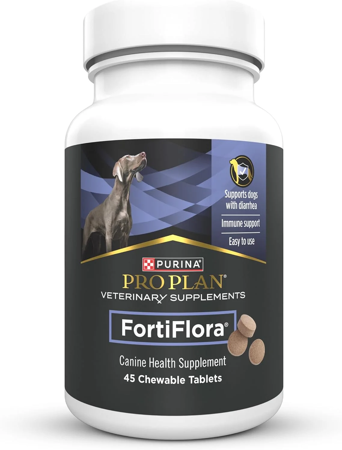 Purina Pro Plan FortiFlora Probiótico para perros · 45 comprimidos masticables