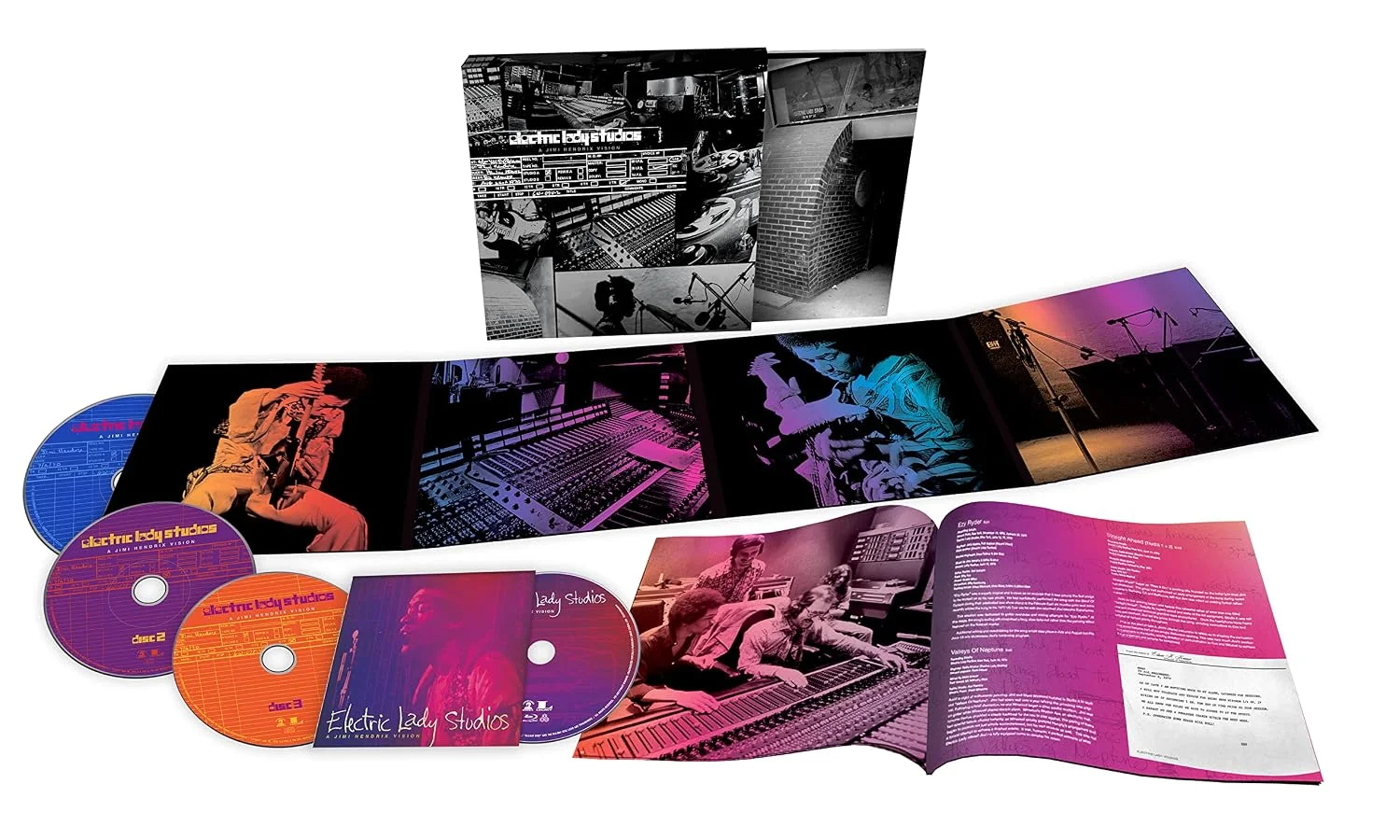 Jimi Hendrix – Electric Lady Studios: a Jimi Hendrix Vision (CD, box set 3 CD + Blu-ray)