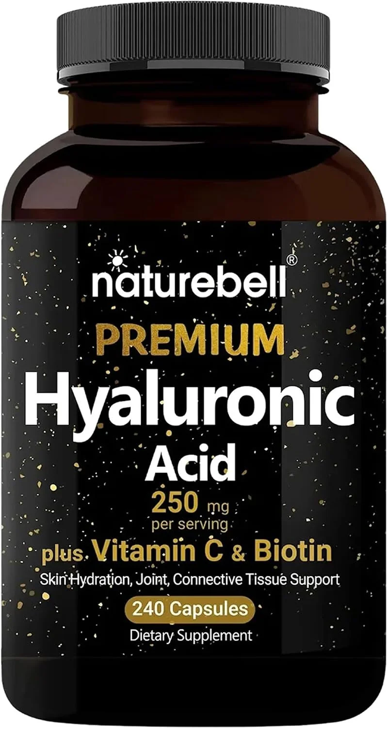 Ácido Hialurónico 250 mg con Biotina · 240 cápsulas