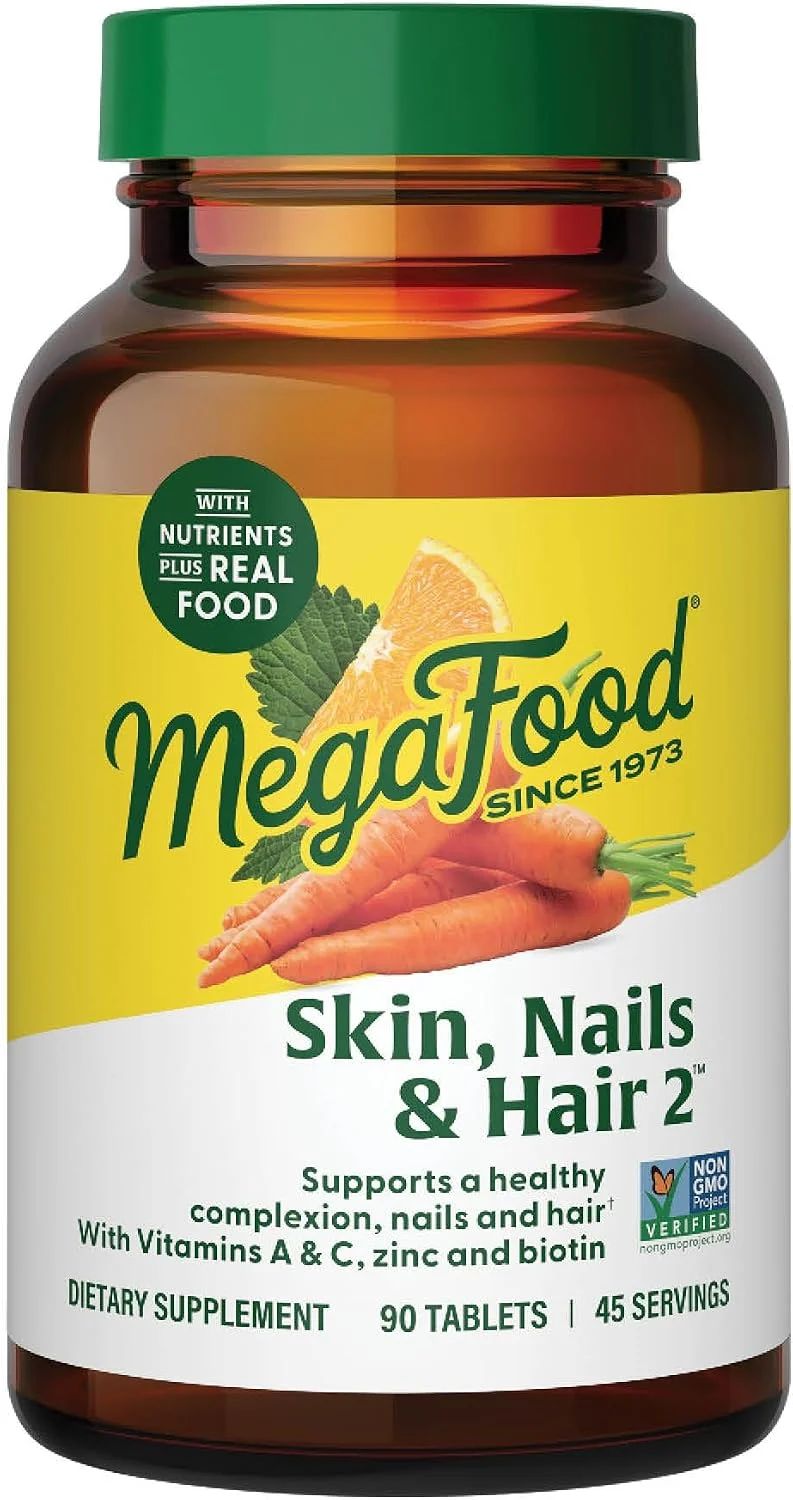 MegaFood Skin, Nails & Hair 2 – 90 tabletas