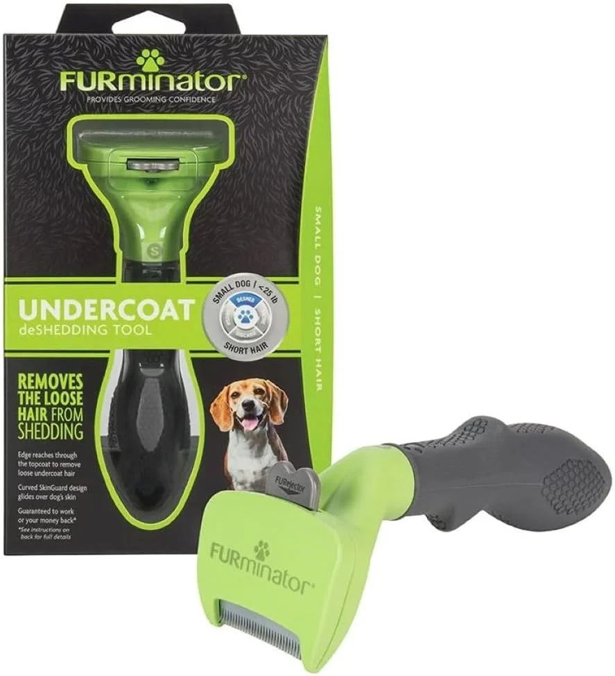 FURminator Rastrillo deShedding para perros chicos de pelo corto (hasta 9 kg) · 1 unidad
