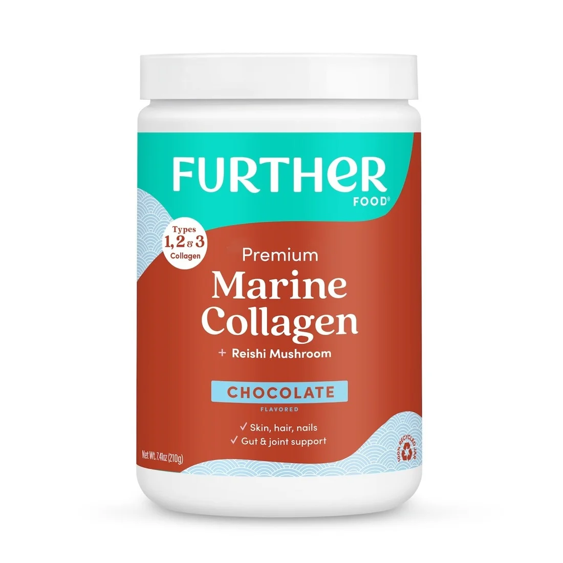 Further Food Colágeno marino chocolate — Un envase individual