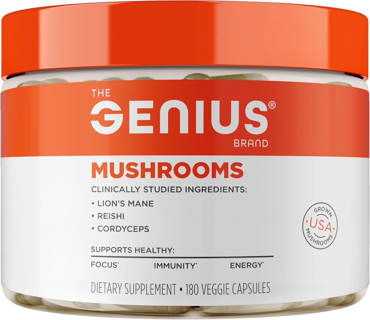 Mushrooms · 180 cápsulas vegetales