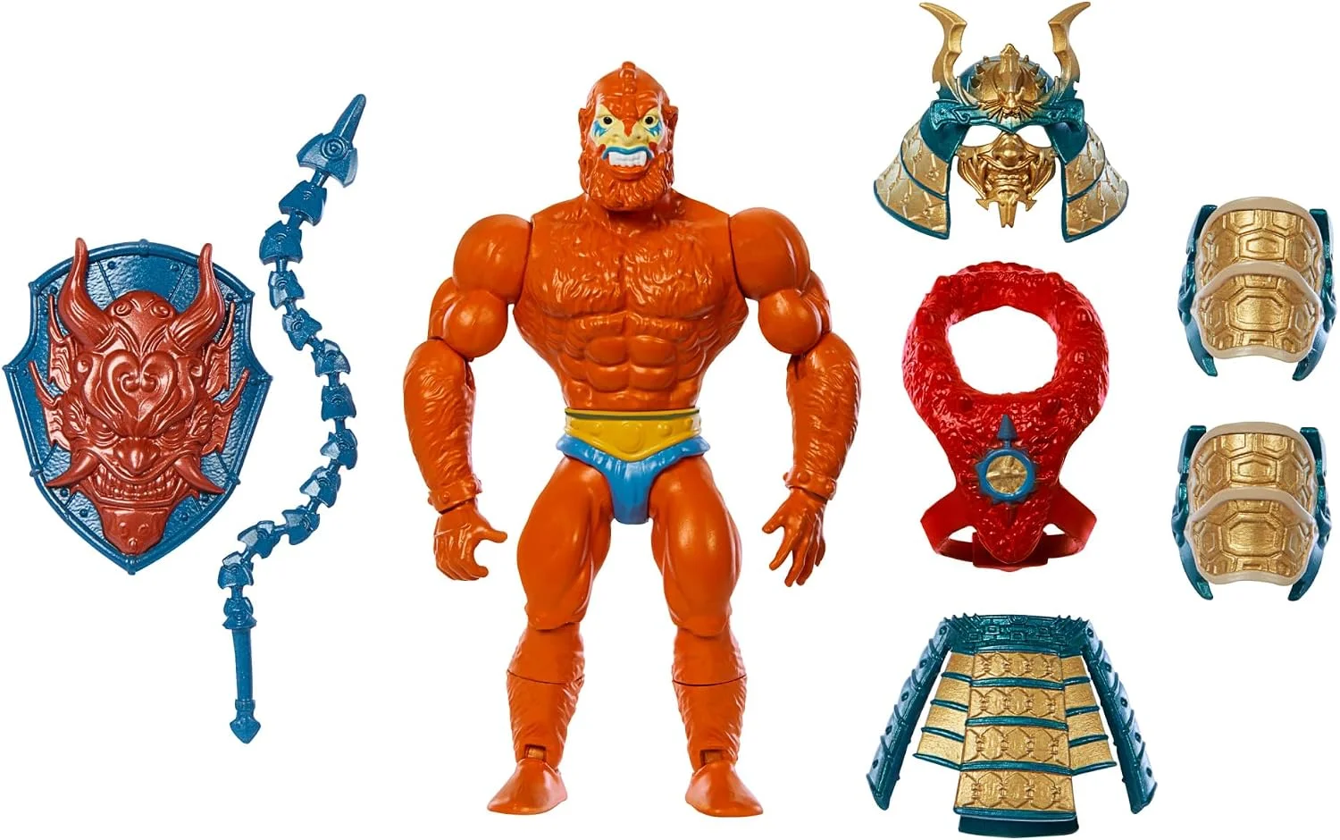 Figura Masters of the Universe Origins Turtles of Grayskull Beast Man 14 cm – Mattel