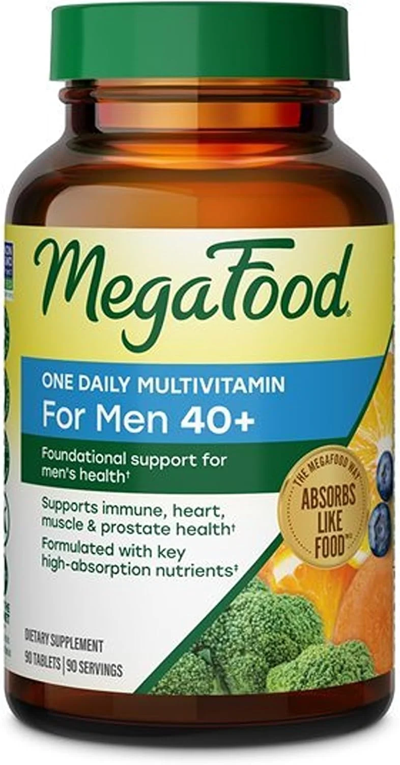 MegaFood One Daily Multivitamin hombres 40+ — 90 tabletas