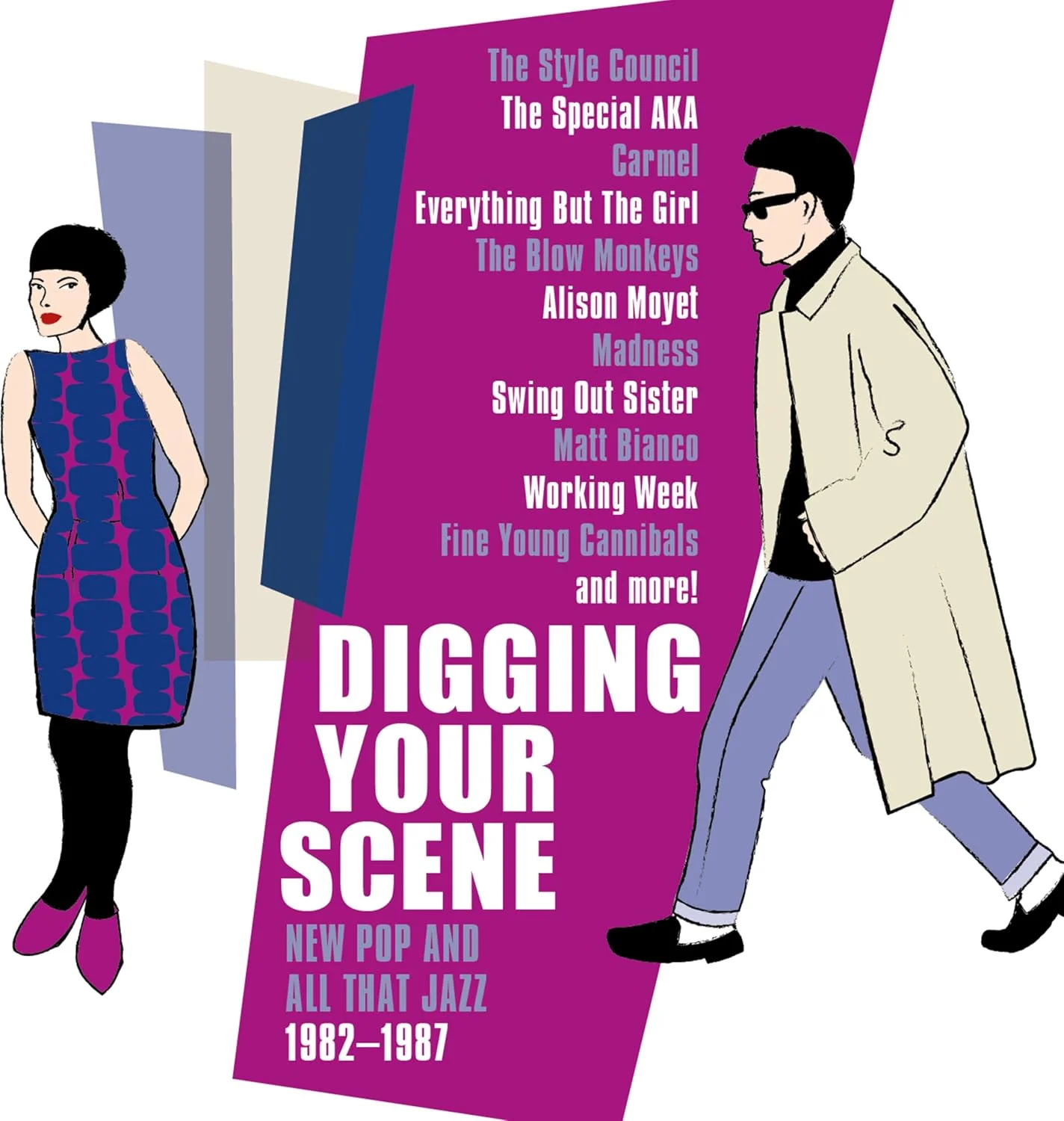 Varios – Digging Your Scene: New Pop & All That Jazz 1982-1987 / Various (Box set · 4 CD)