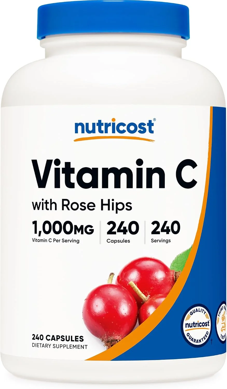 Vitamina C con Escaramujo 1000 mg · 240 cápsulas