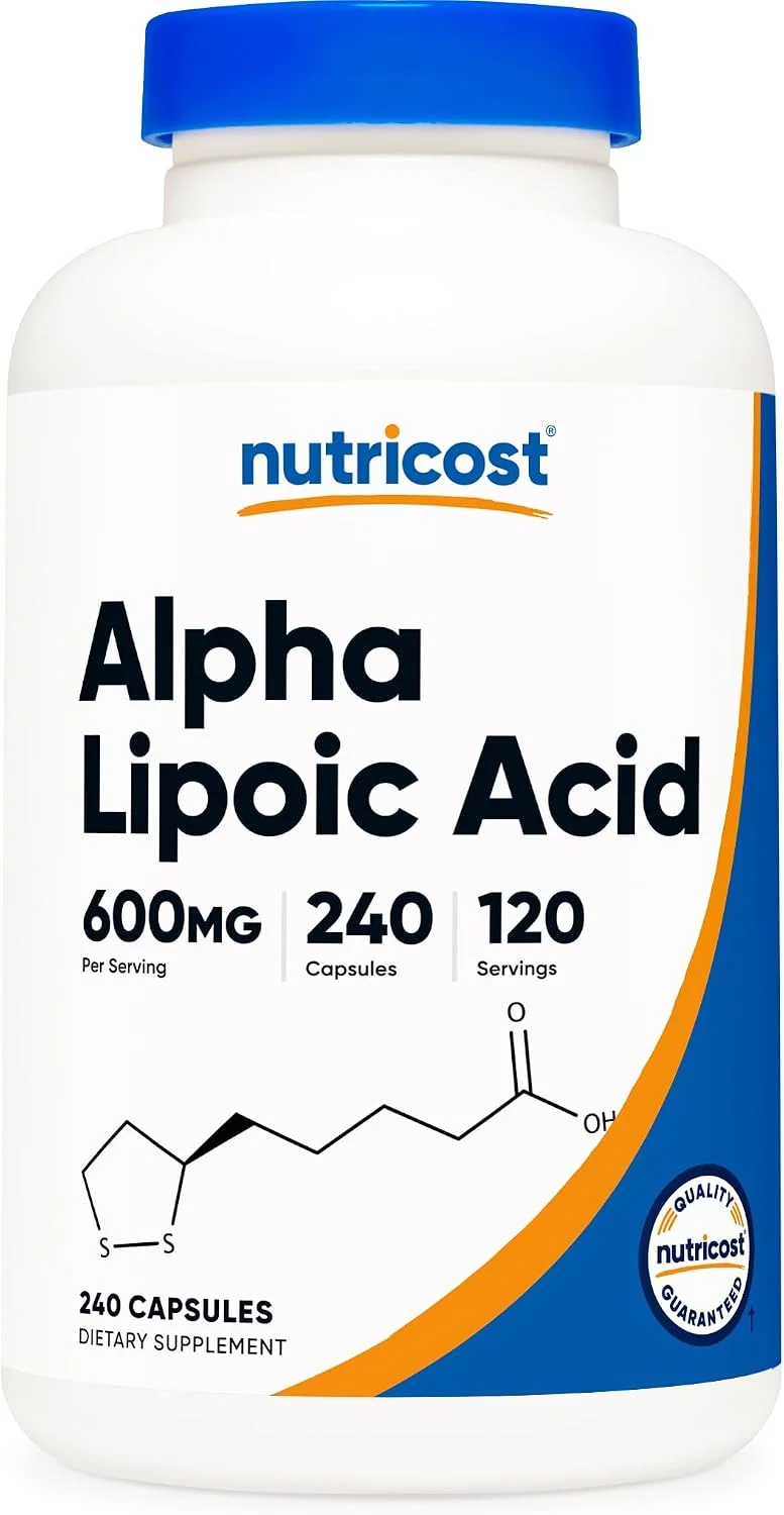 Ácido Alfa Lipoico 600 mg · 240 cápsulas
